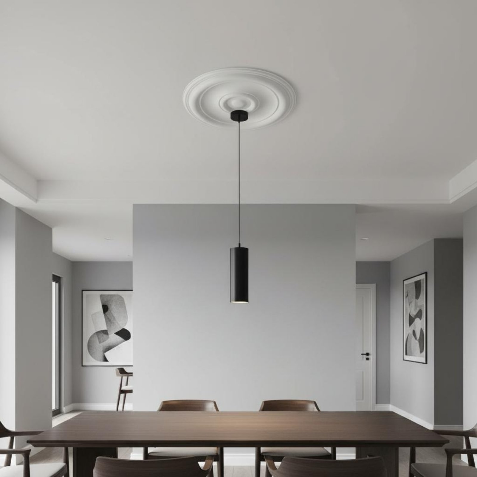 Round Ceiling Medallion Europe - Decor Lighting & Decor Fires reseña y precio