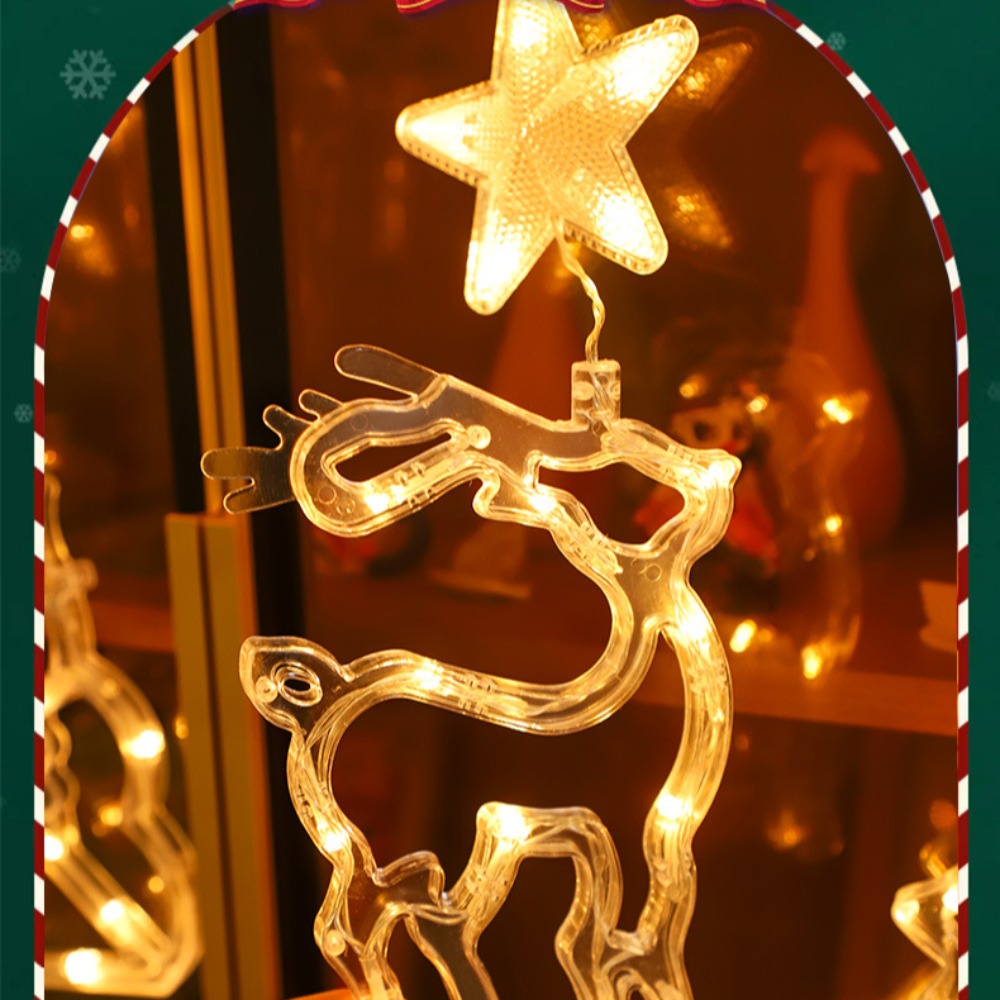 LED Christmas Sucker Light Cur - Fairy Light Curtain reseña y precio