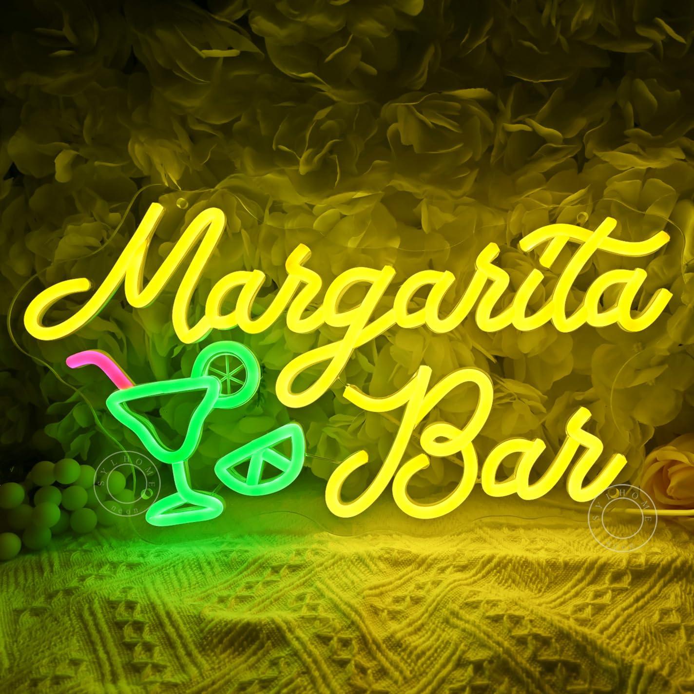 Margarita Bar Neon Sign Dimmab - Lighting Decor Wedding reseña y precio