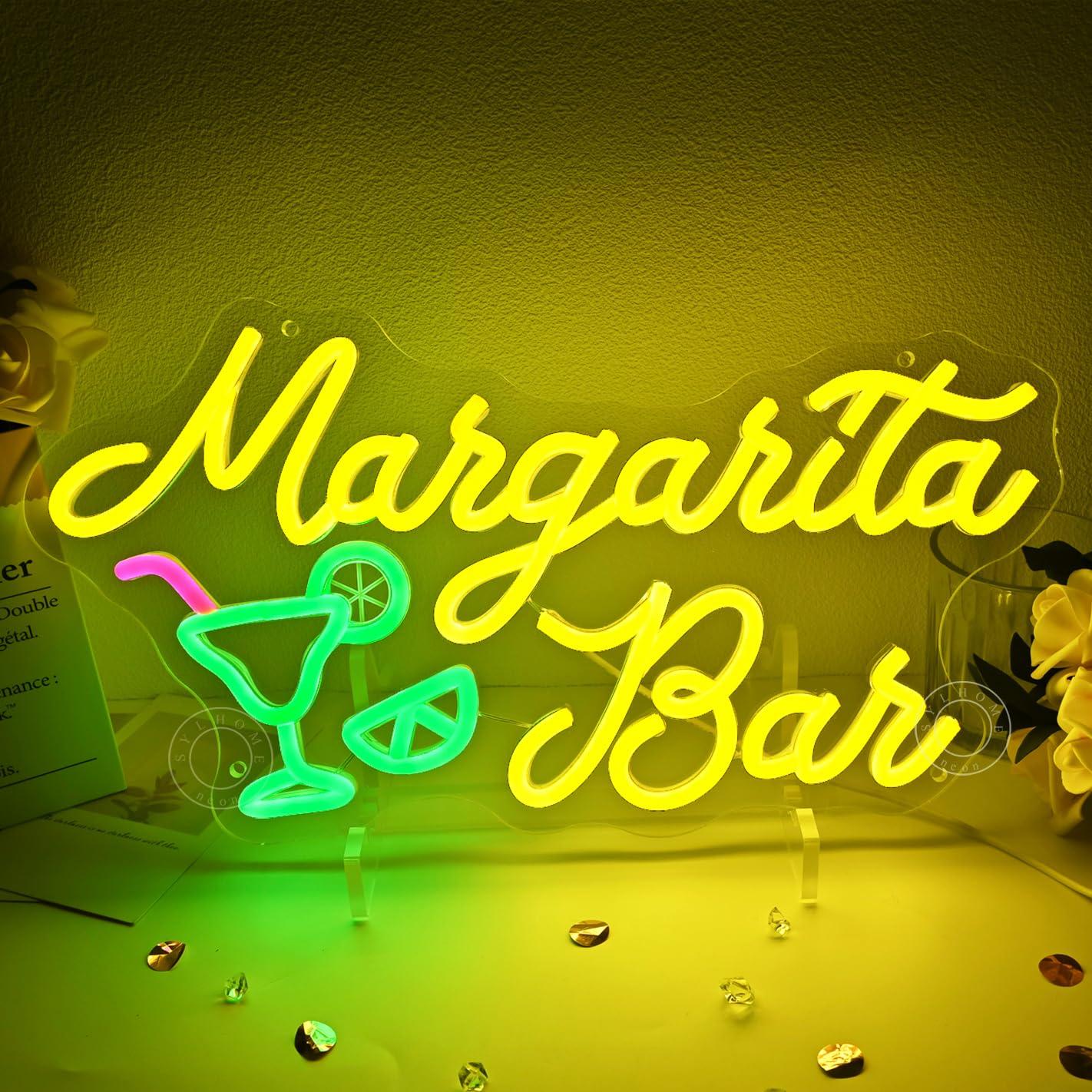 Margarita Bar Neon Sign Dimmab - Lighting Decor Wedding reseña y precio