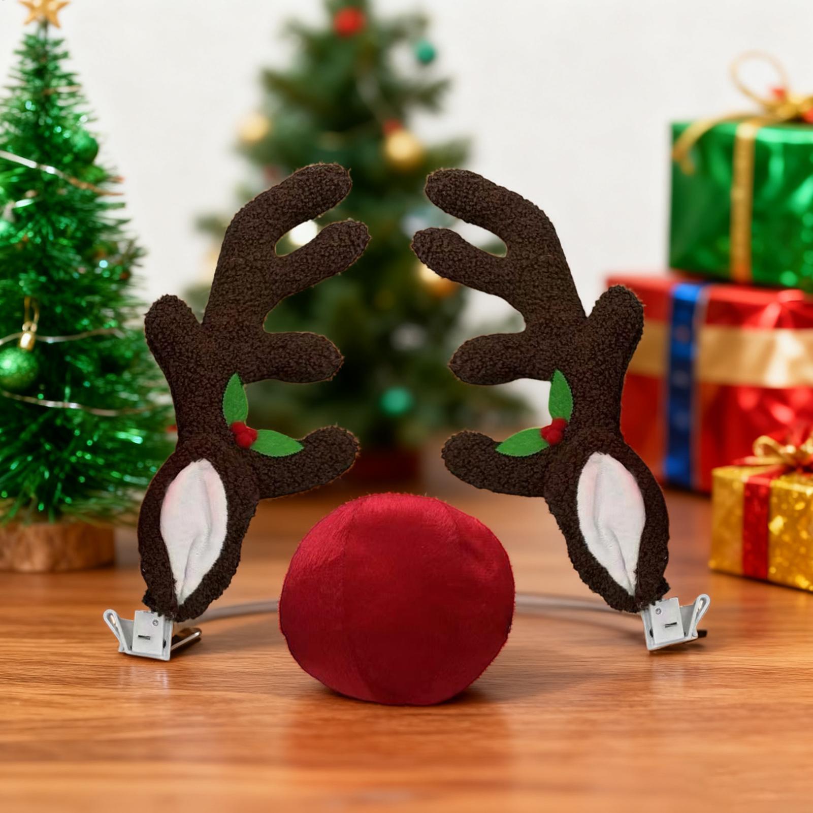 Car Reindeer Antlers Light Up  - Up Lighting Decor reseña y precio