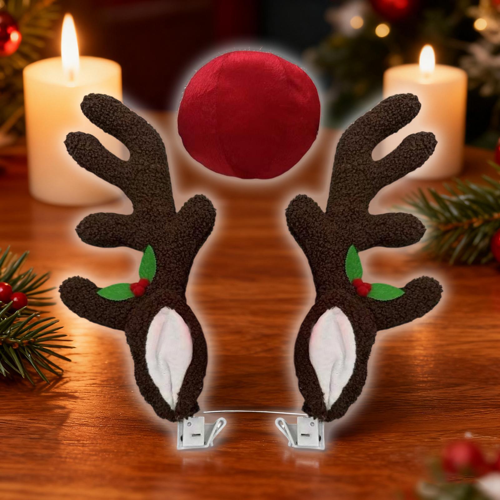 Car Reindeer Antlers Light Up  - Up Lighting Decor reseña y precio
