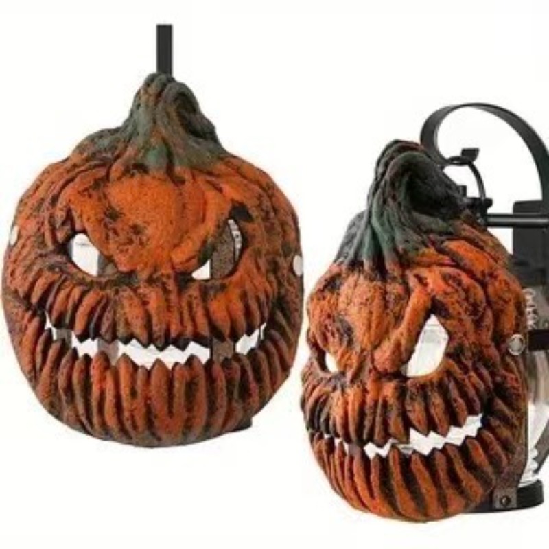 Pumpkin Porch Light Cover Hall - Lighting Decor House reseña y precio