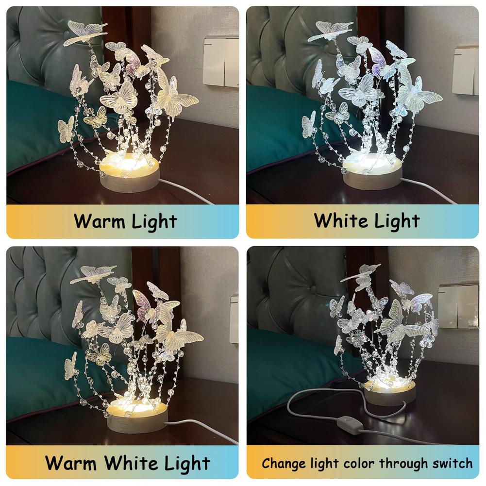 DIY Butterfly Night Light Set  - Up Lighting Decor reseña y precio
