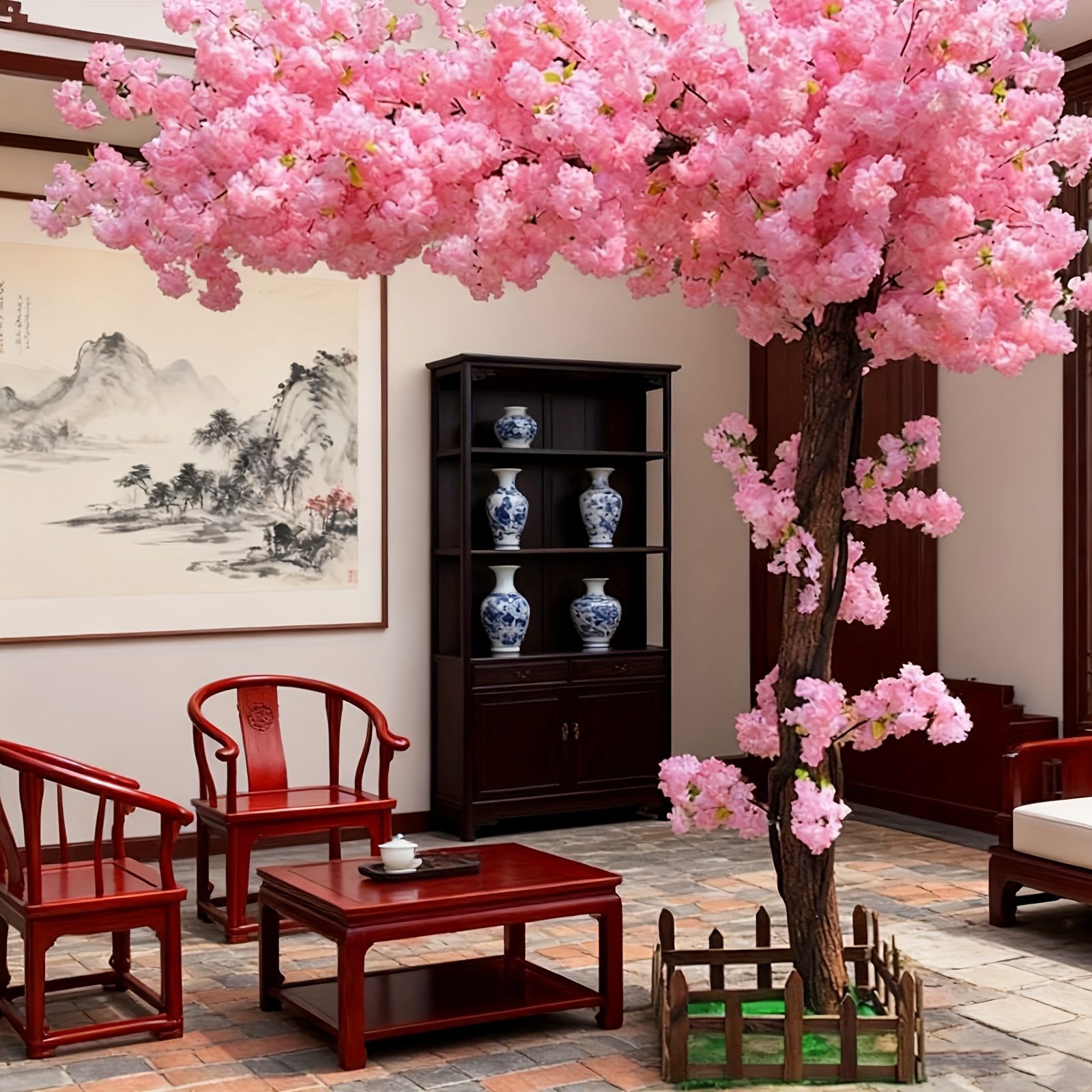 Artificial Cherry Blossom Tree - Lighting Decor Wedding reseña y precio