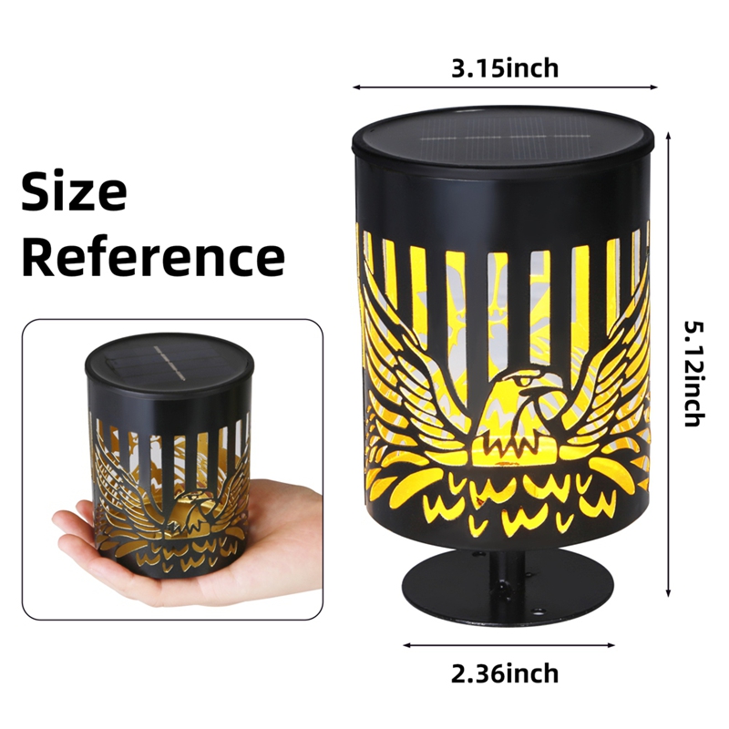 2 Pack Solar Fence Lights Meta - Lighting Decor Inc reseña y precio