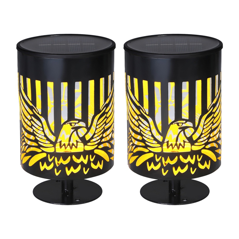 2 Pack Solar Fence Lights Meta - Lighting Decor Inc reseña y precio