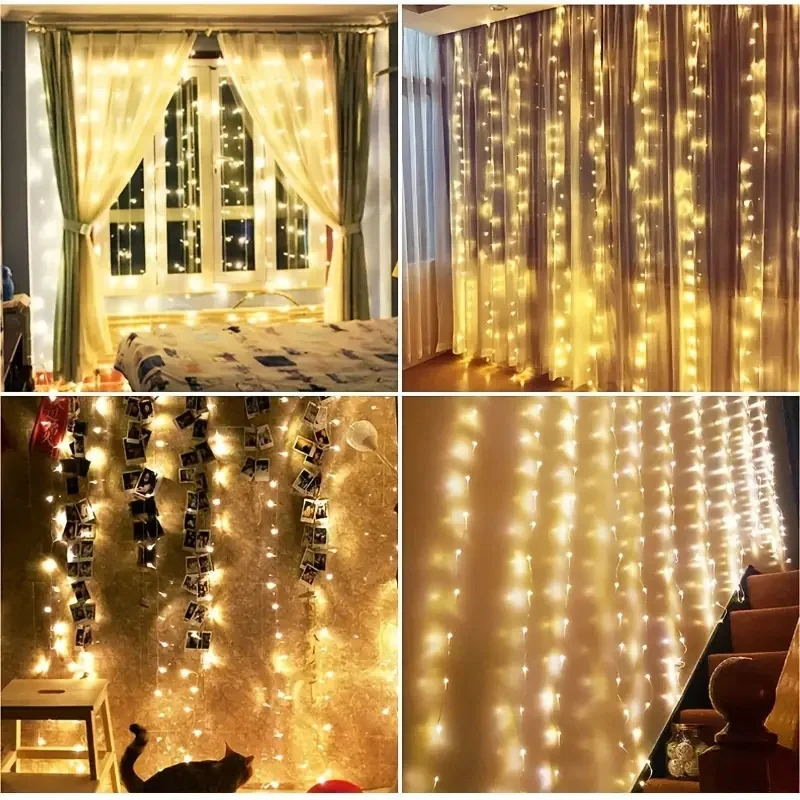 3M-6M Christmas Decoration Rem - Fairy Light Curtain reseña y precio