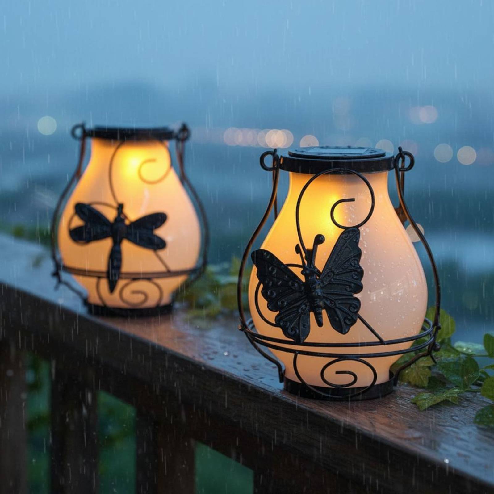 Solar Butterfly Lantern Waterp - Lighting Decoration Outdoor reseña y precio