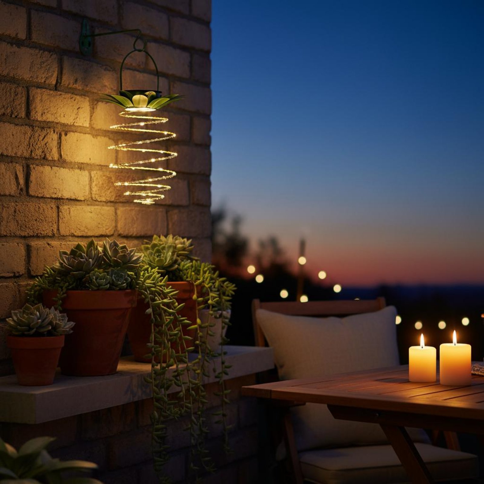 2 Pieces Solar Pineapple Lamp  - Lighting Decoration Outdoor reseña y precio