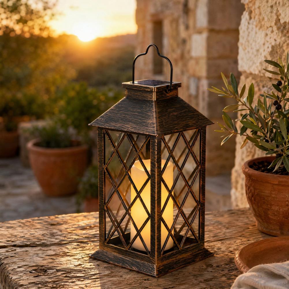 Retro Solar Lantern, Outdoor S - Lighting Decoration Outdoor reseña y precio