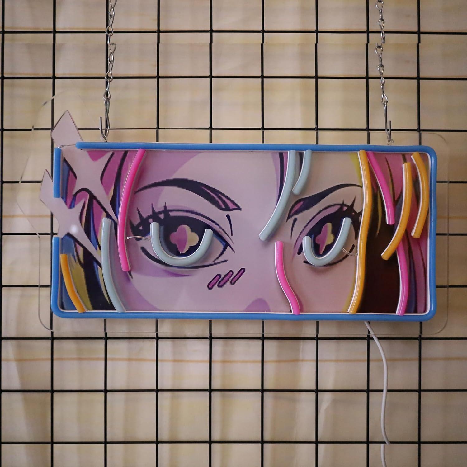 Passionate Eyes Neon Sign USB  - Garage Lighting Decor reseña y precio