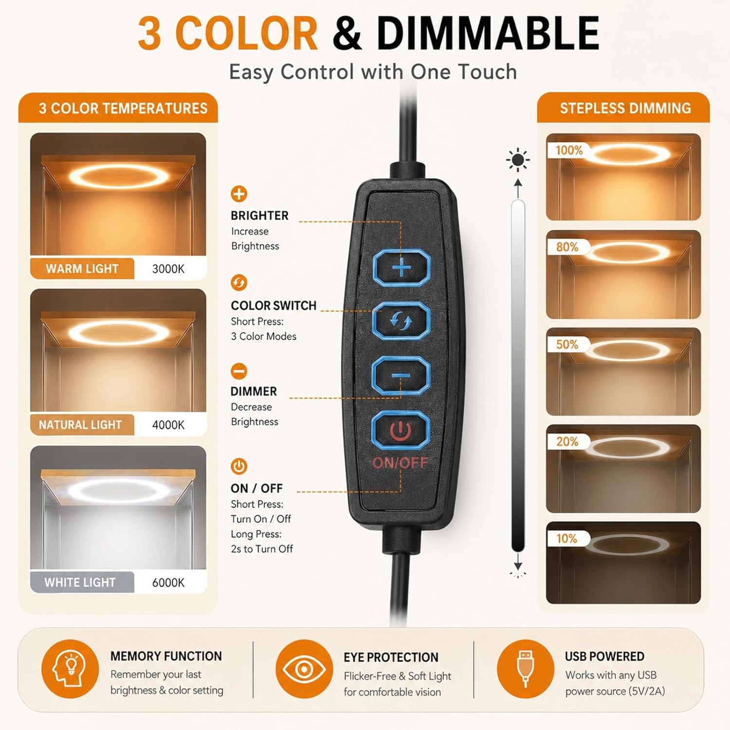 Acrylic Display Case with Adju - Lighting & Home Decor Studio reseña y precio