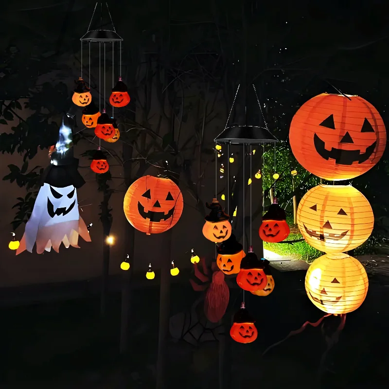 Halloween Solar Skull Ghost St - Lighting Decor House reseña y precio