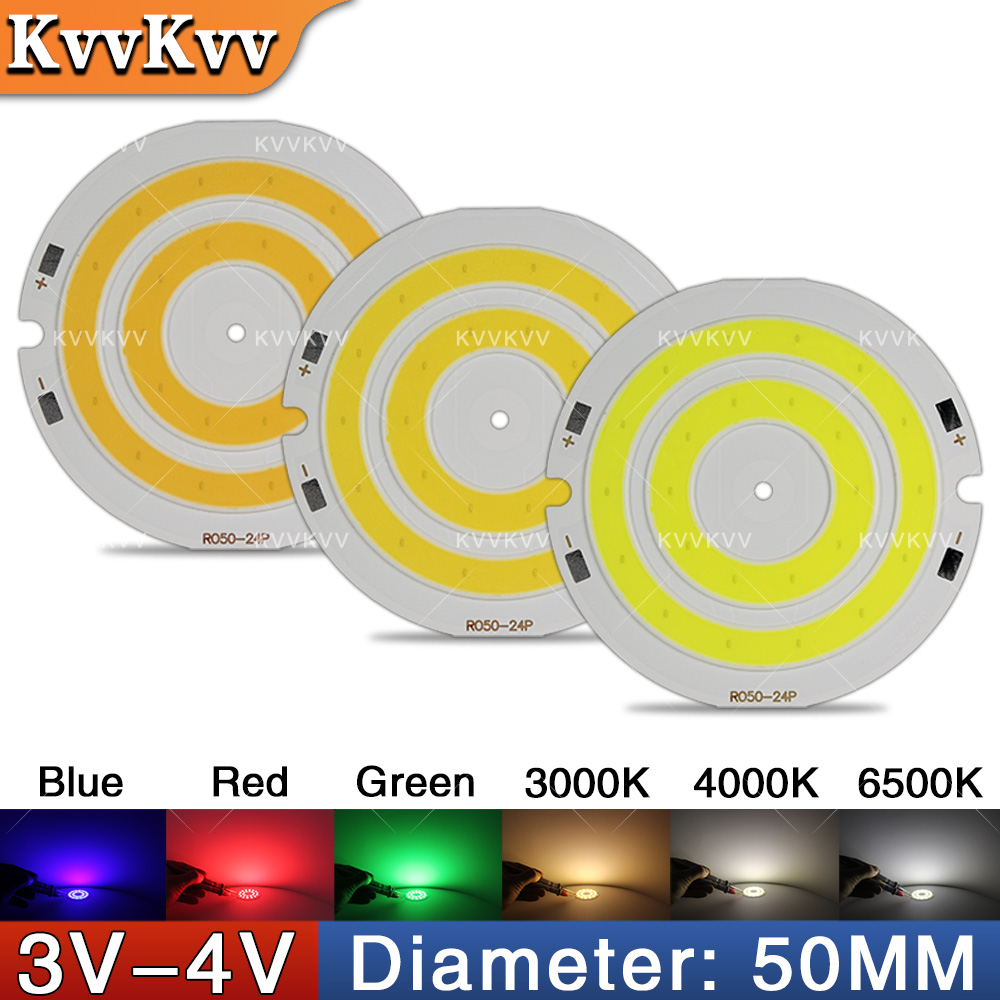 3V 4V Round COB LED Lamp Parts - Lighting Decor House reseña y precio