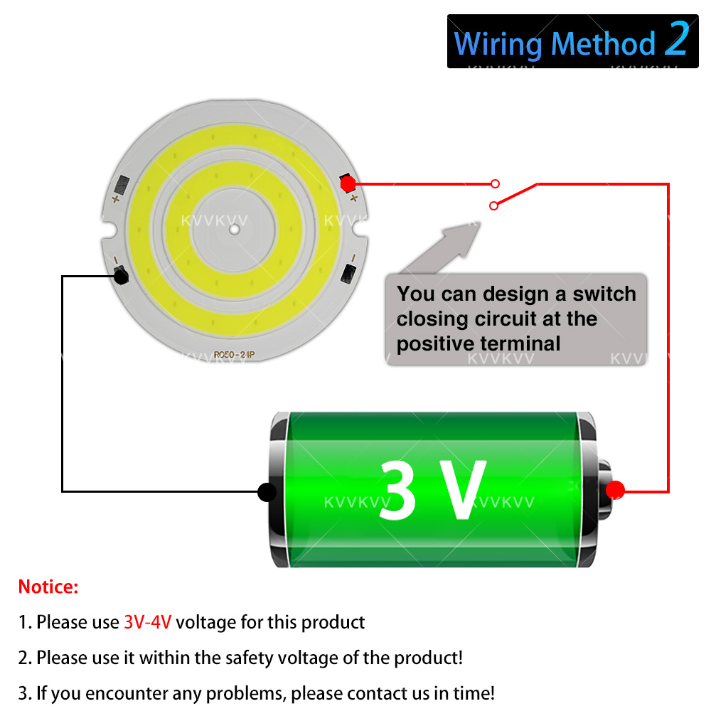 3V 4V Round COB LED Lamp Parts - Lighting Decor House reseña y precio