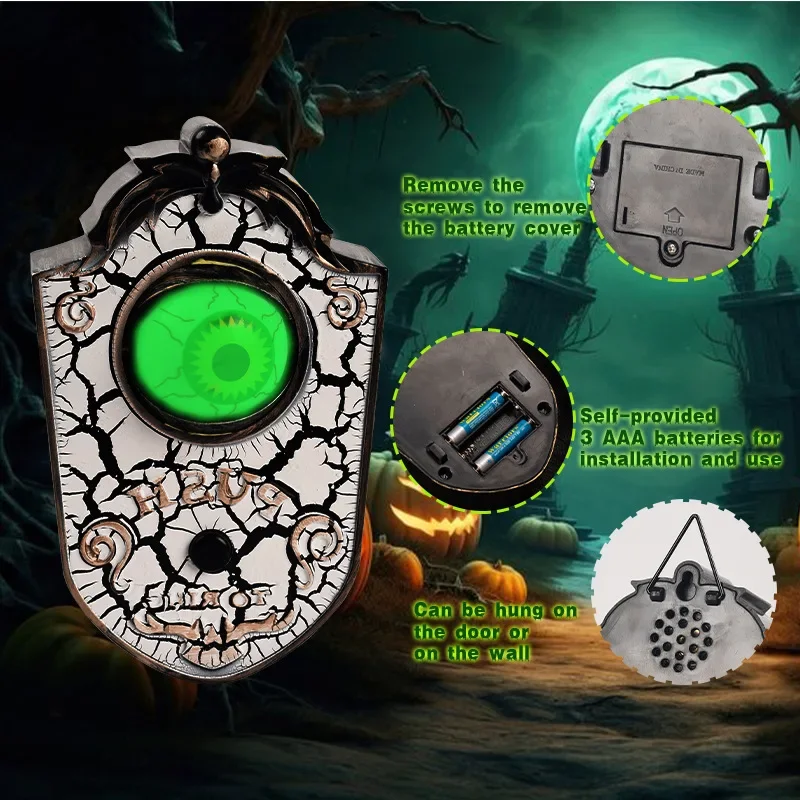 1–3PC Halloween Single Eye Doo - Up Lighting Decor reseña y precio