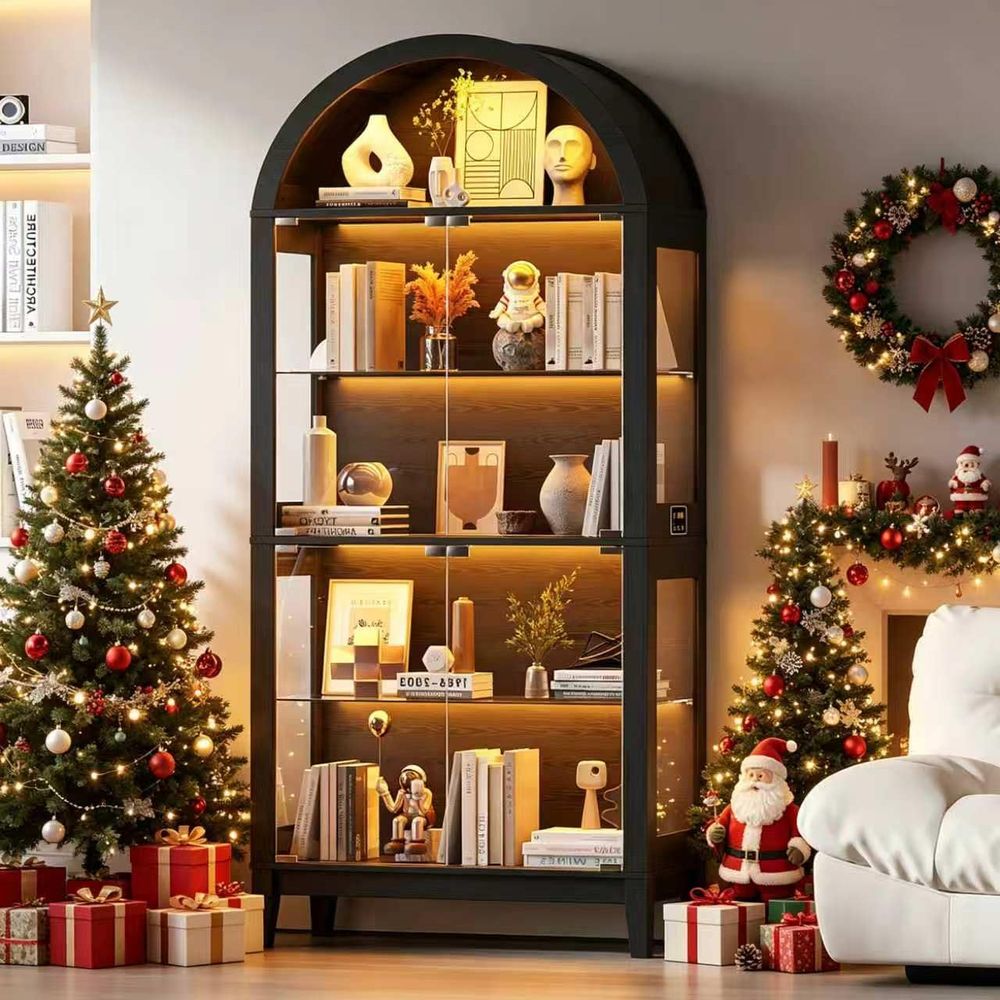 68.9 Arched 5-Tier Display Cab - Lighting & Home Decor Studio reseña y precio