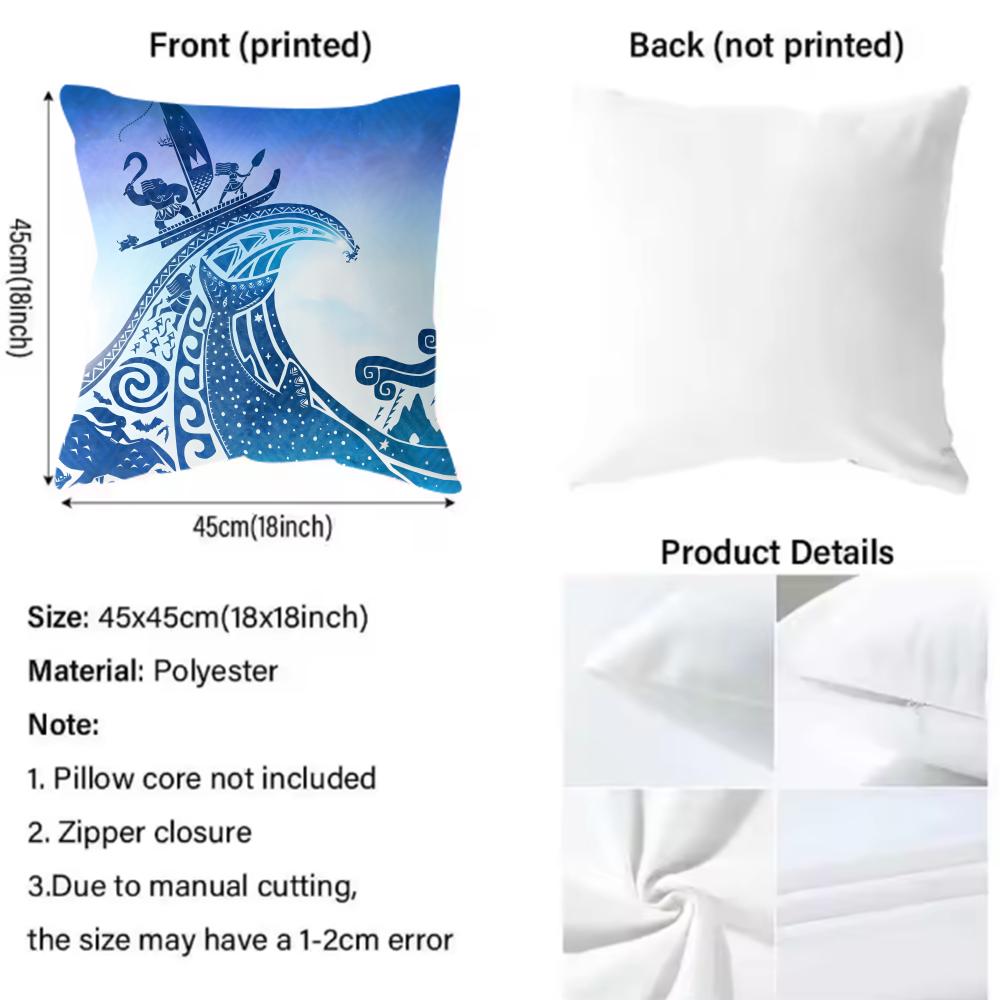 Light blue ocean ripple Cushio - Lighting Decor And Beyond reseña y precio