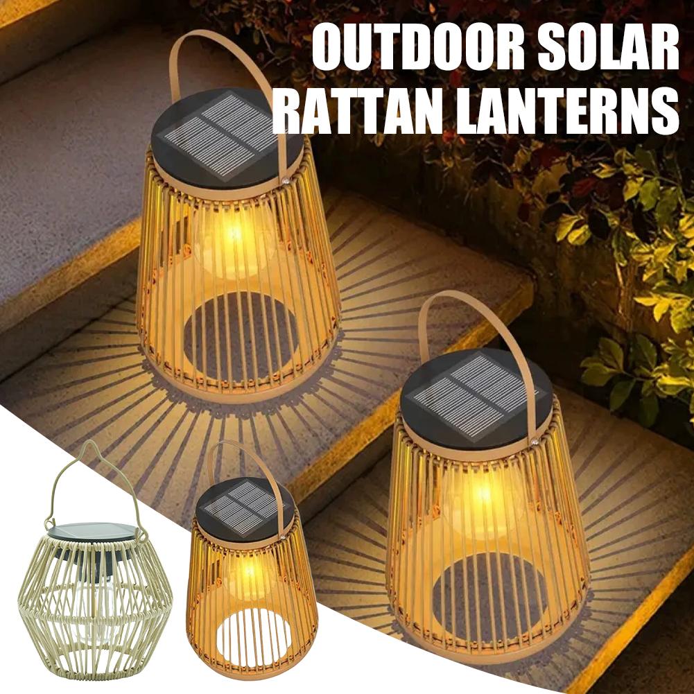 IP65 Waterproof Solar Rattan L - Lighting Decoration Outdoor reseña y precio
