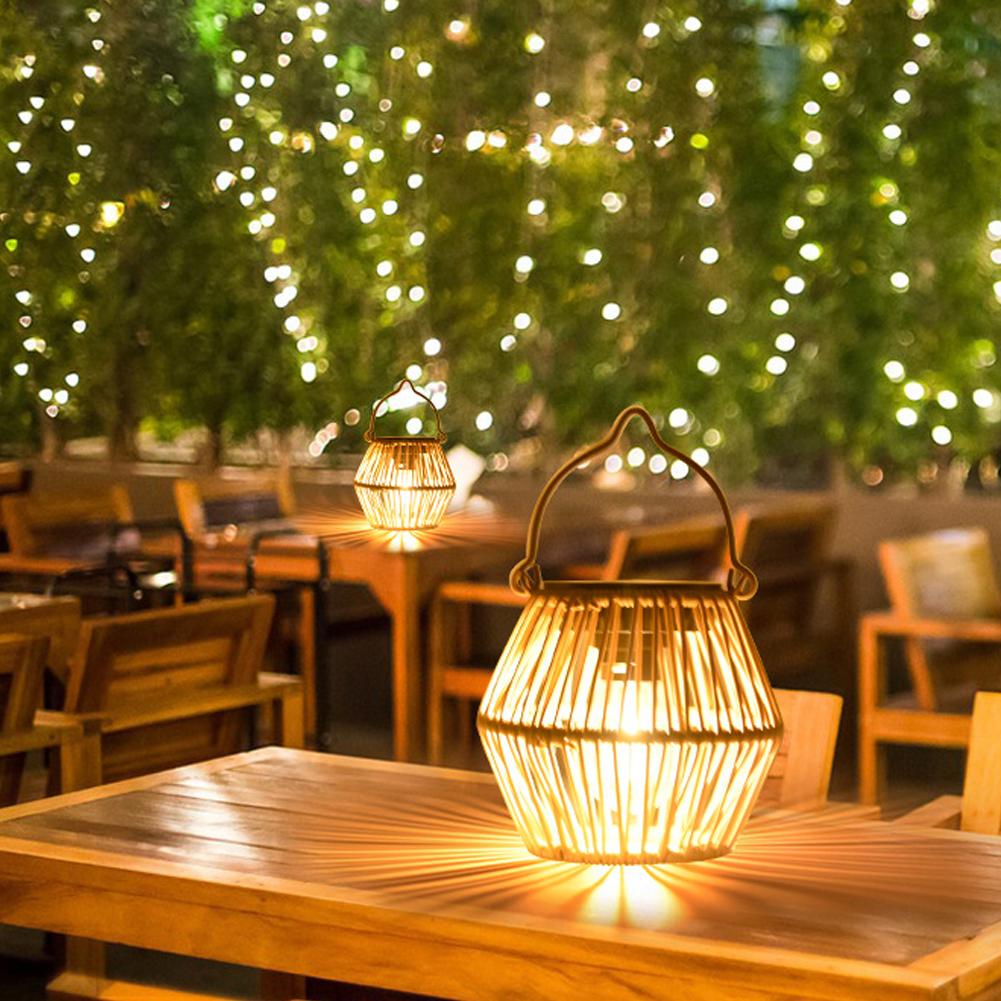 IP65 Waterproof Solar Rattan L - Lighting Decoration Outdoor reseña y precio
