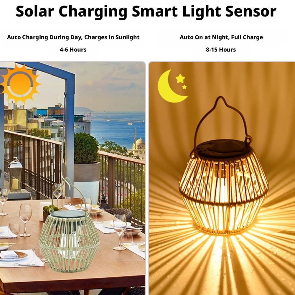 IP65 Waterproof Solar Rattan L - Lighting Decoration Outdoor reseña y precio