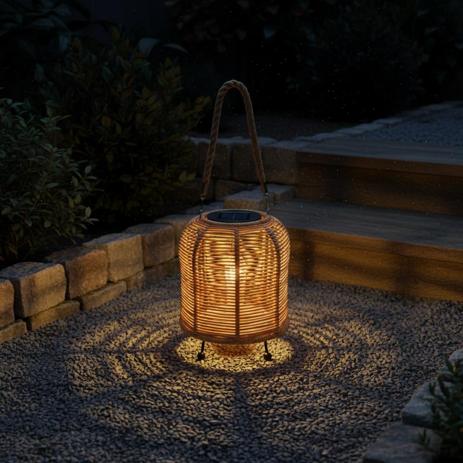 Handwoven Solar Lantern Warm L - Lighting Decoration Outdoor reseña y precio