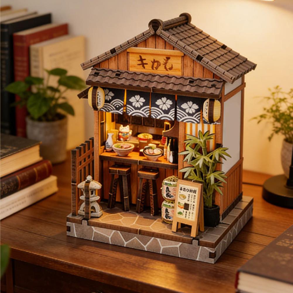 DIY Wooden Japanese Tavern Min - Japanese Lighting Decor reseña y precio
