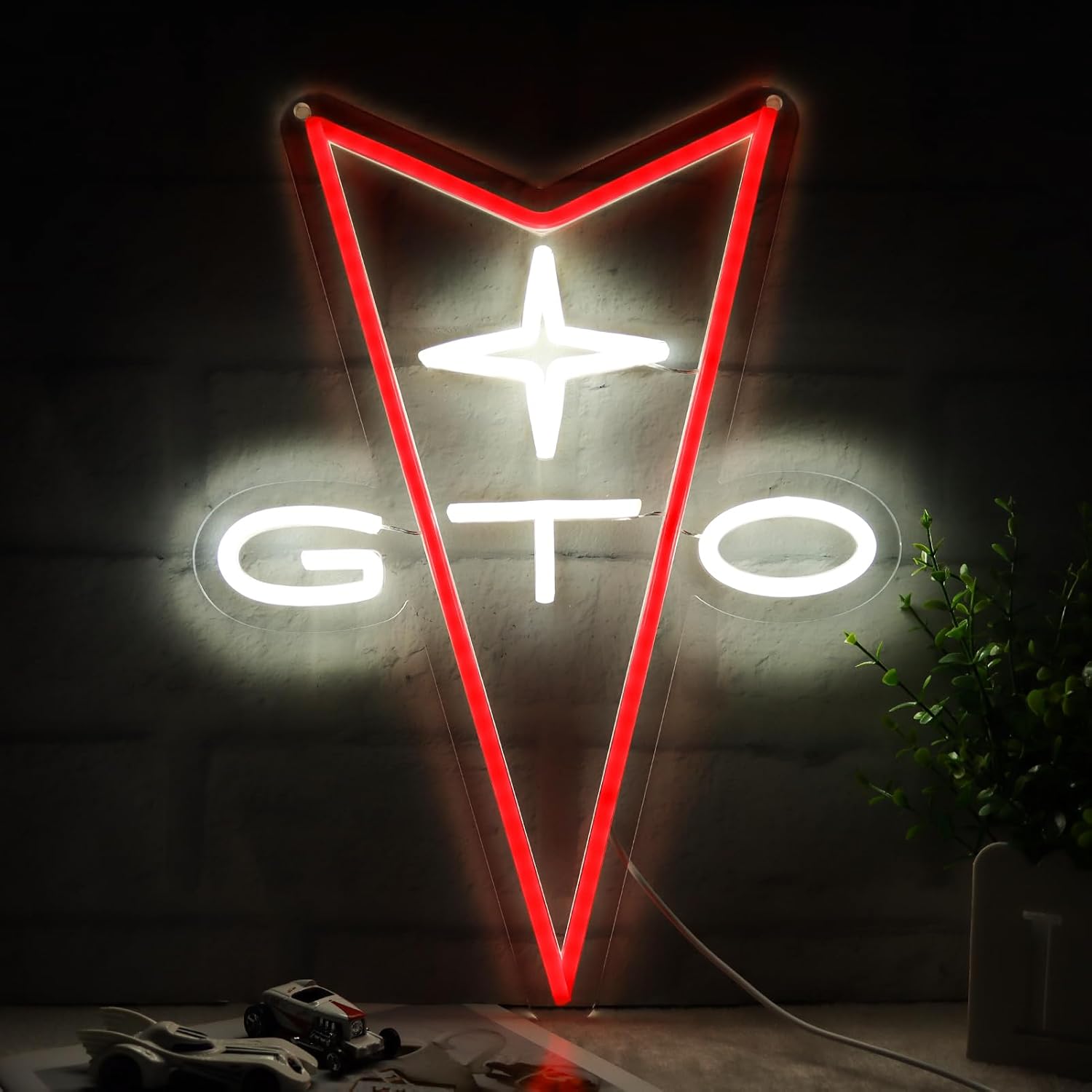 Led Neon Commercial Sign Indoo - Garage Lighting Decor reseña y precio