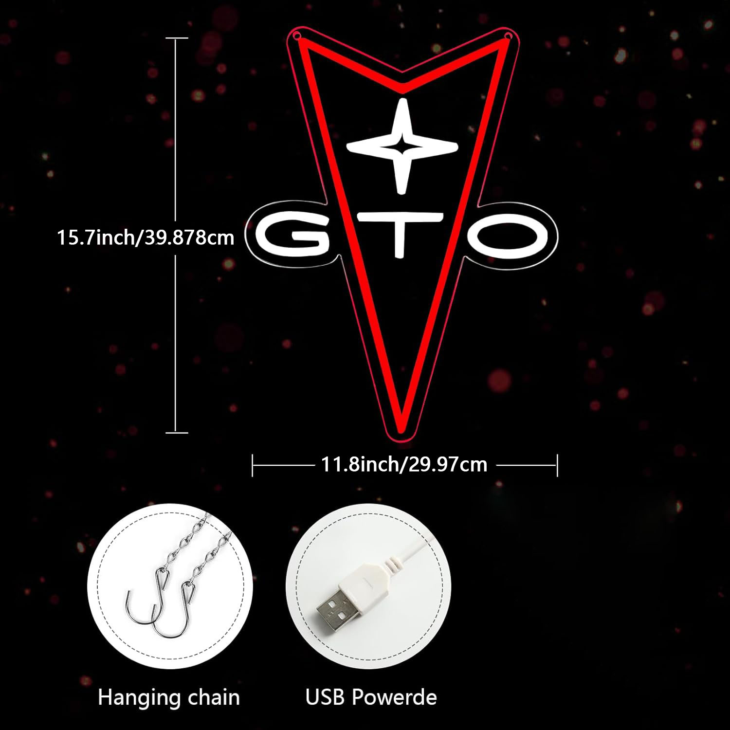 Led Neon Commercial Sign Indoo - Garage Lighting Decor reseña y precio
