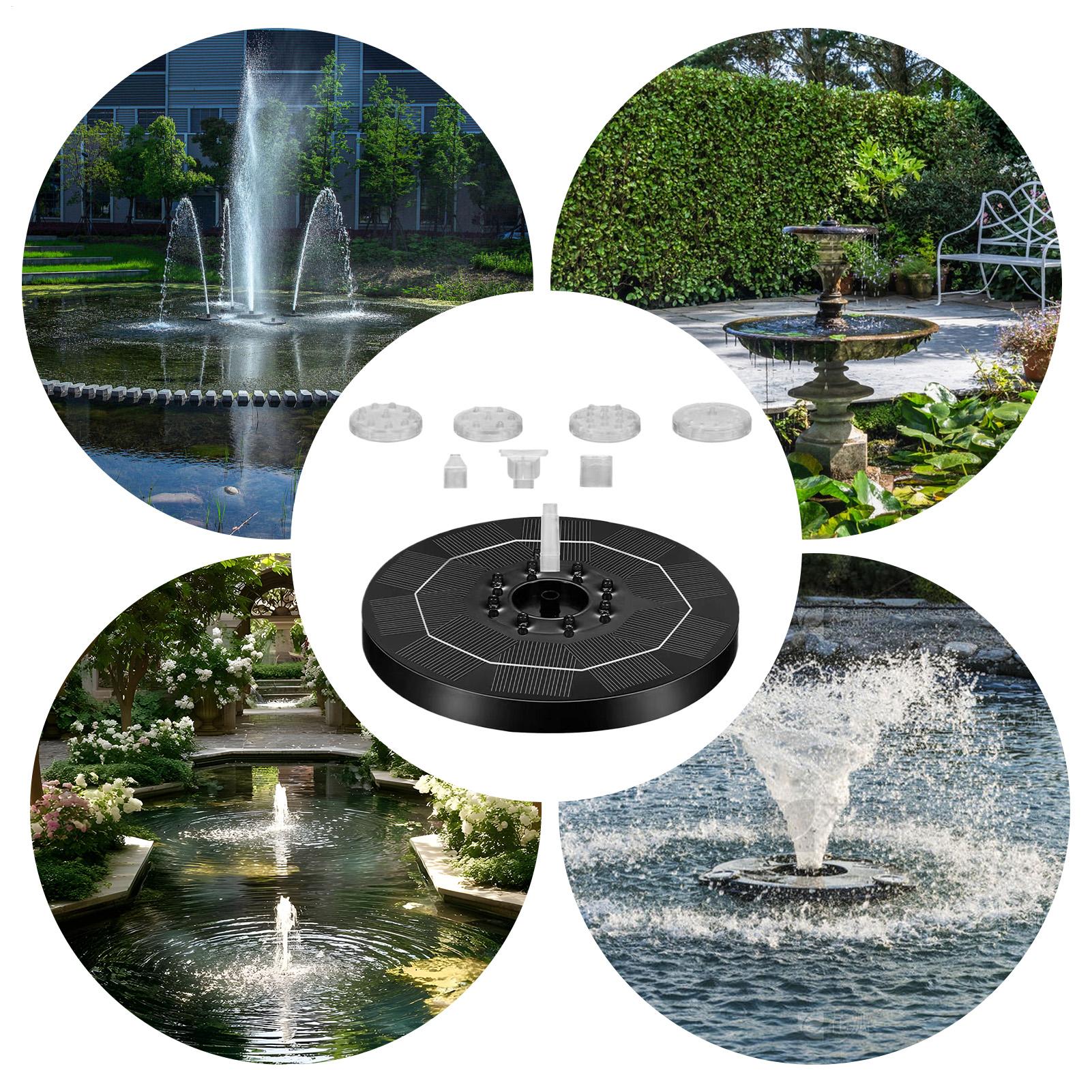 Fountain Pump Solar Adjustable - Up Lighting Decor reseña y precio