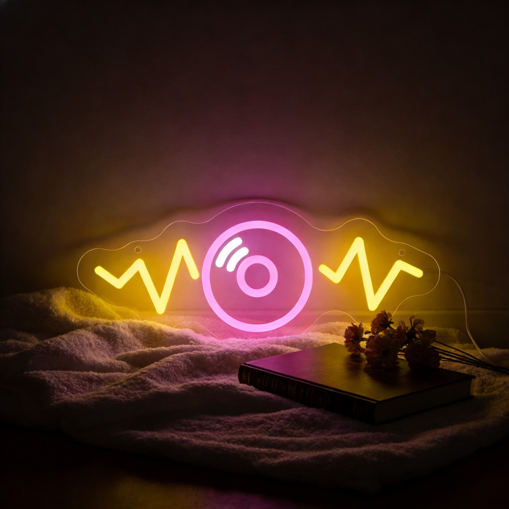 Sound Wave LED Neon Sign for B - Outdoor Lighting Decor Wow reseña y precio