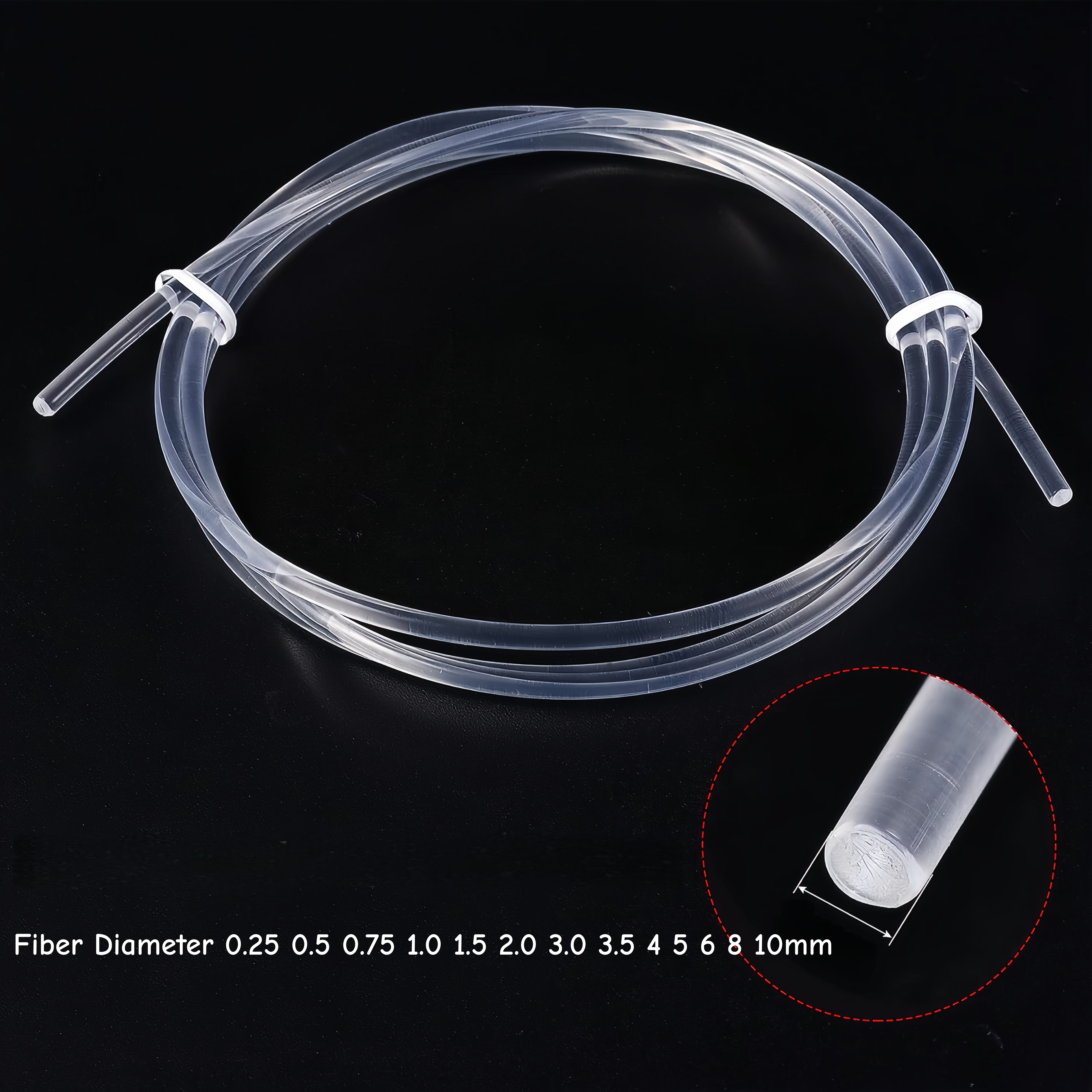 Dia.0.25mm~10.0mm Side Glow Fi - Fairy Light Curtain reseña y precio