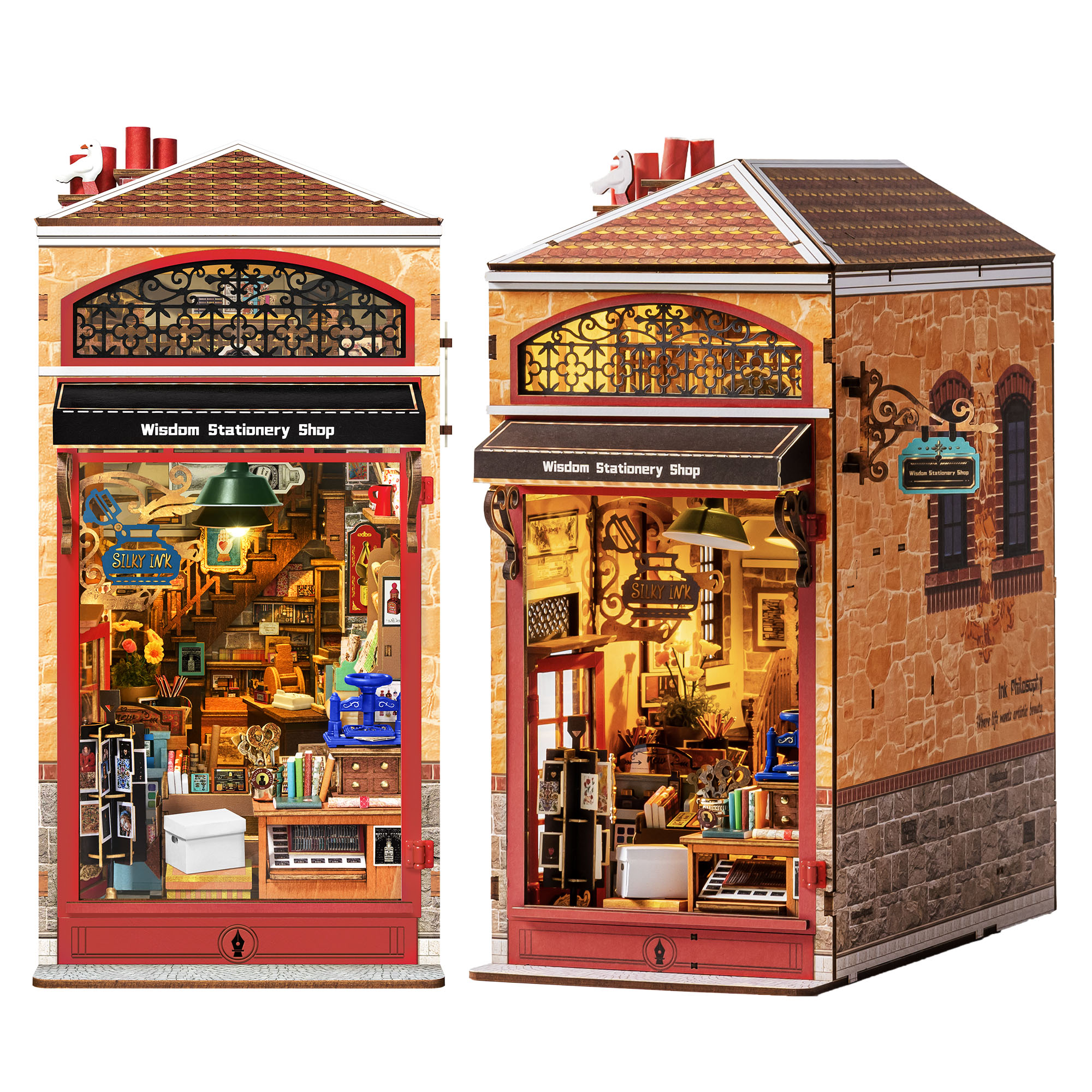 Rolife Wisdom Stationery Shop  - Lighting Decor House reseña y precio