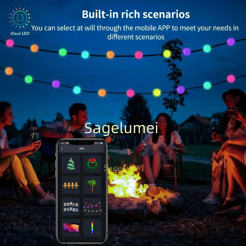 RGB Dreamcolor WS2812B Led Str - Fairy Light Curtain reseña y precio