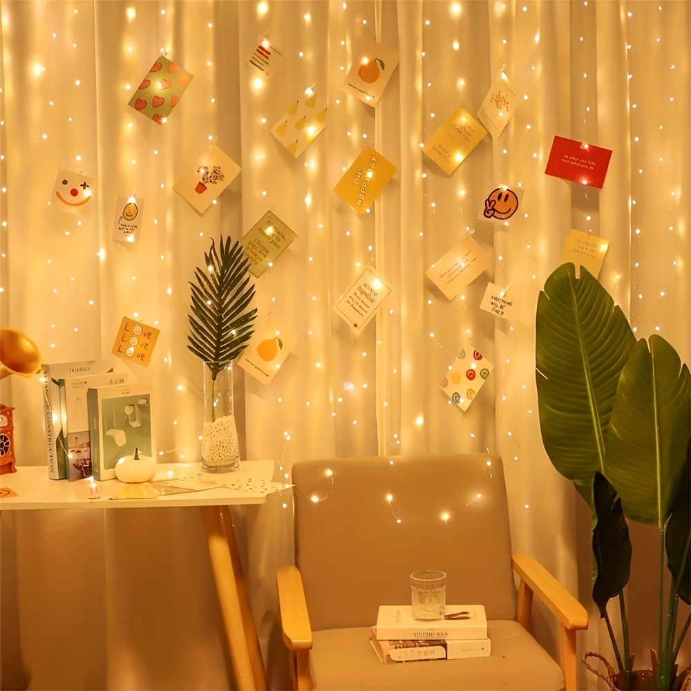 3/6M Battery Power LED Curtain - Fairy Light Curtain reseña y precio