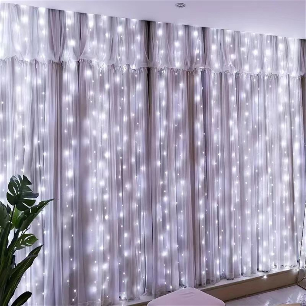 3/6M Battery Power LED Curtain - Fairy Light Curtain reseña y precio