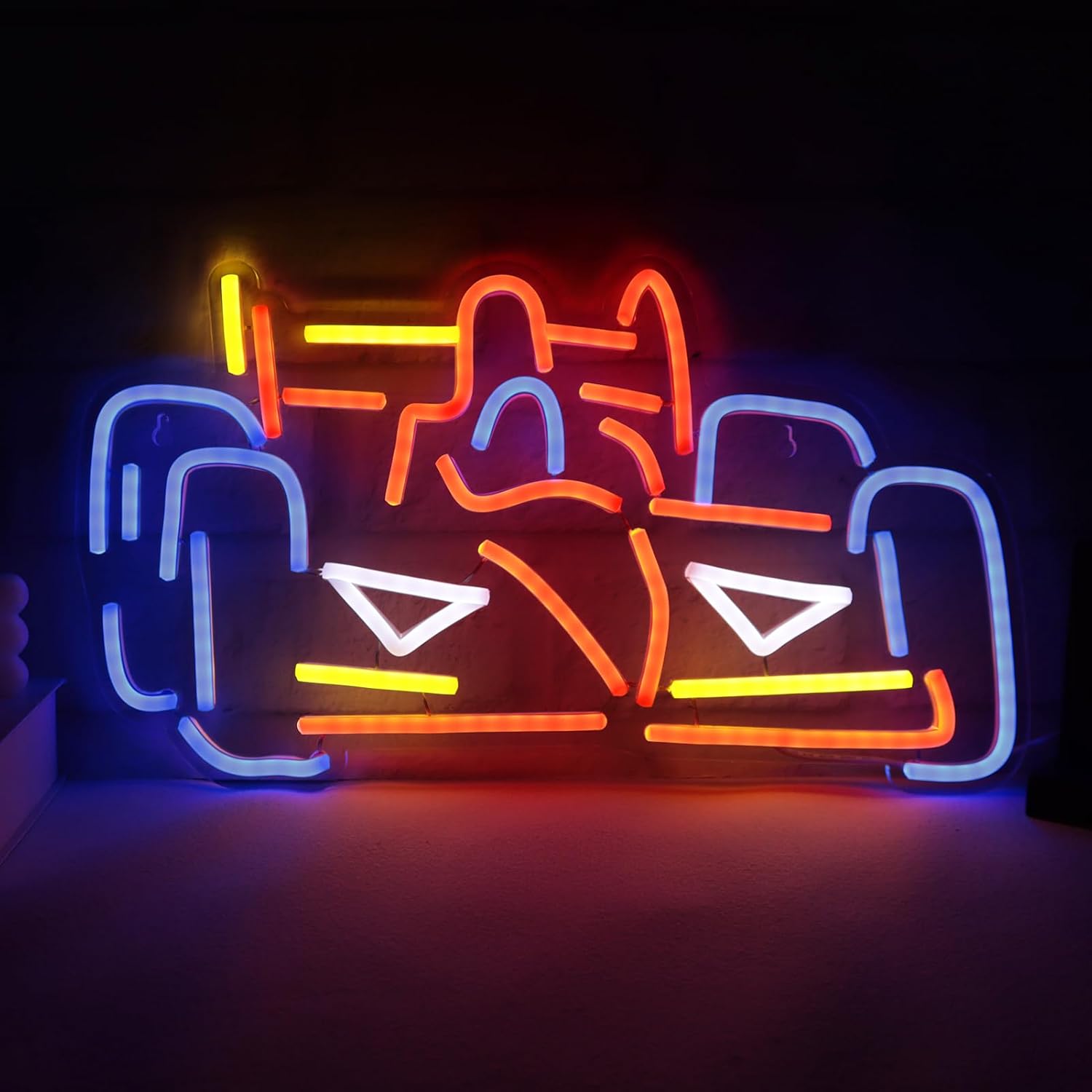 Formula Cars Neon Signs Go Kar - Decor Kart Lighting reseña y precio