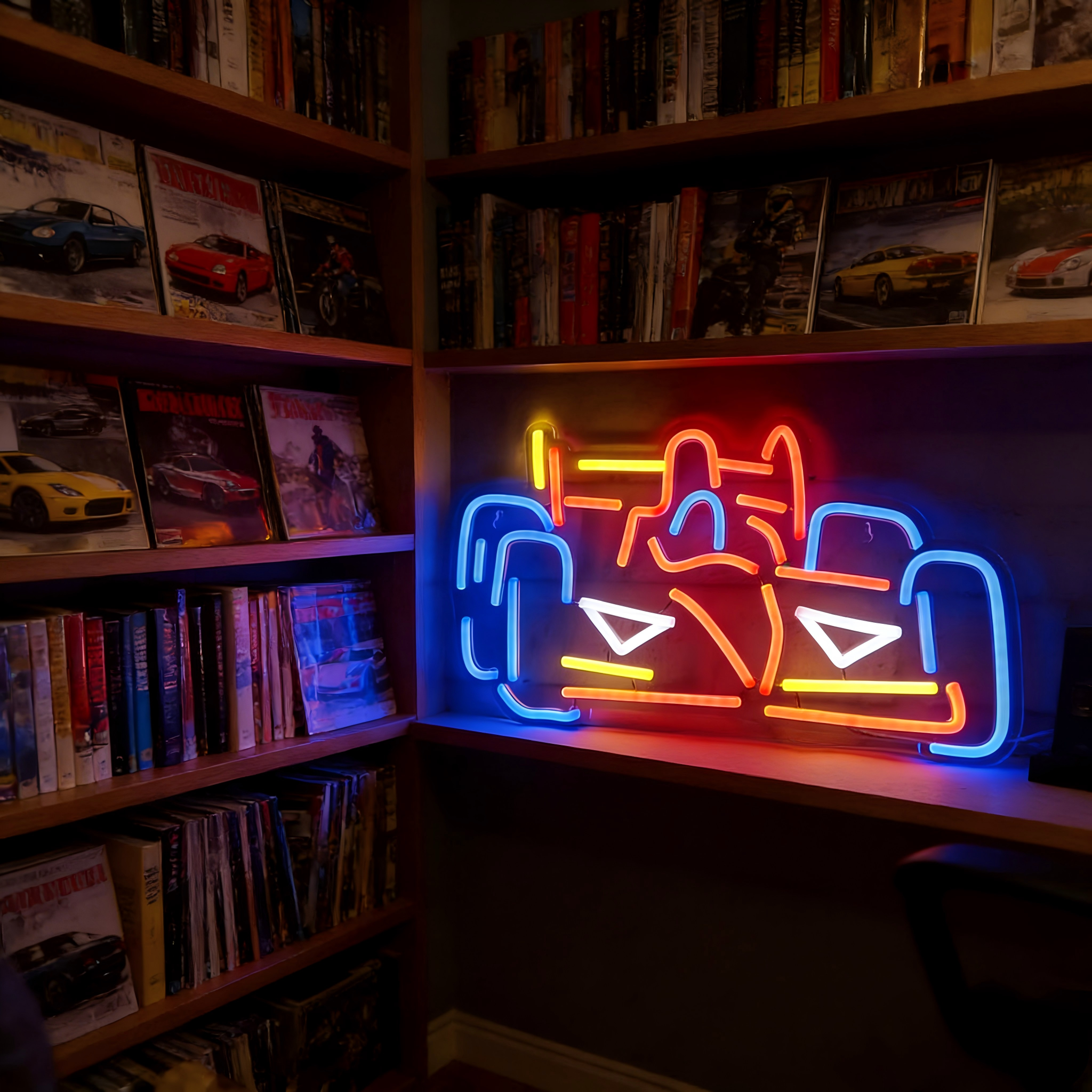 Formula Cars Neon Signs Go Kar - Decor Kart Lighting reseña y precio