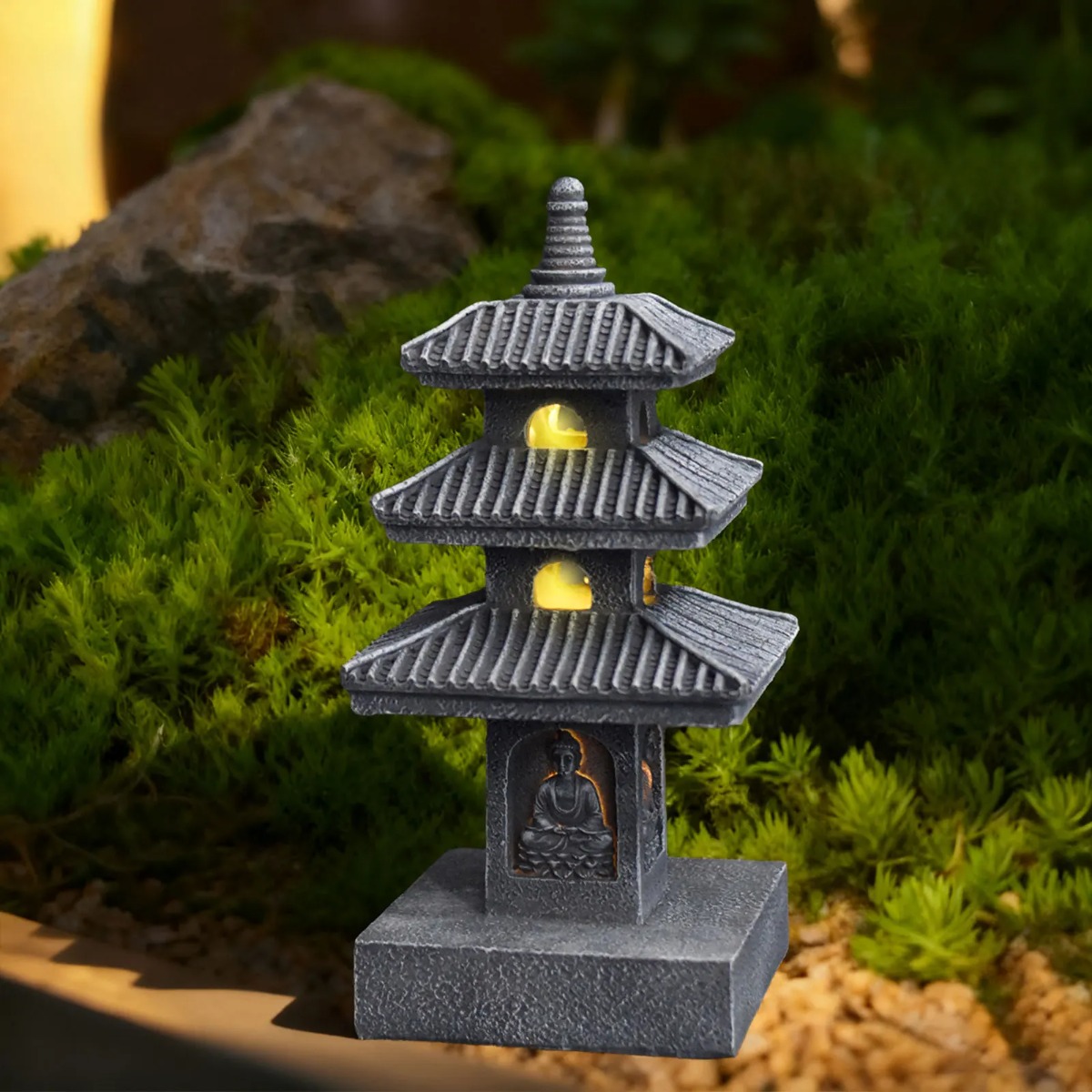 Solar Garden Lights Outdoor La - Japanese Lighting Decor reseña y precio