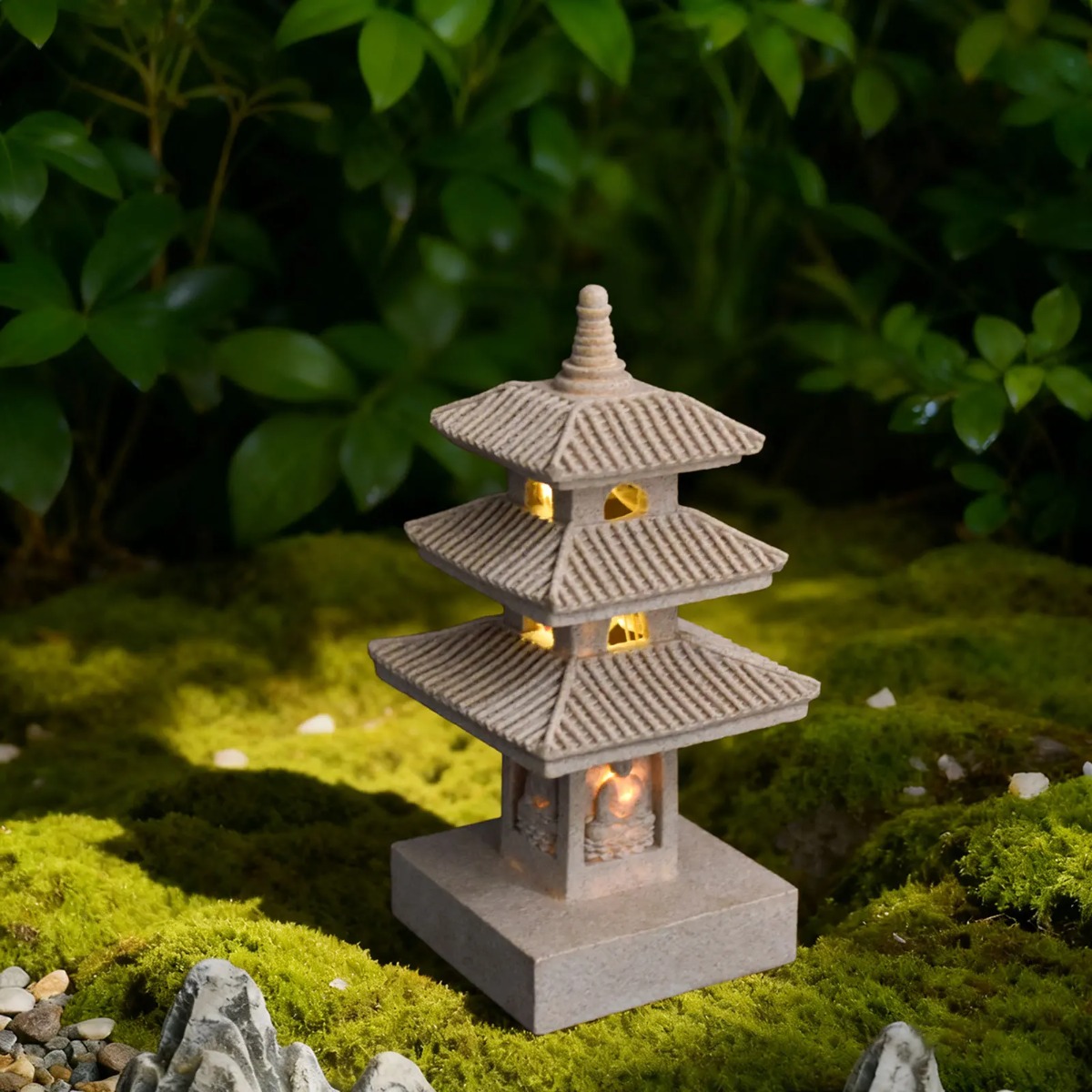 Solar Garden Lights Outdoor La - Japanese Lighting Decor reseña y precio