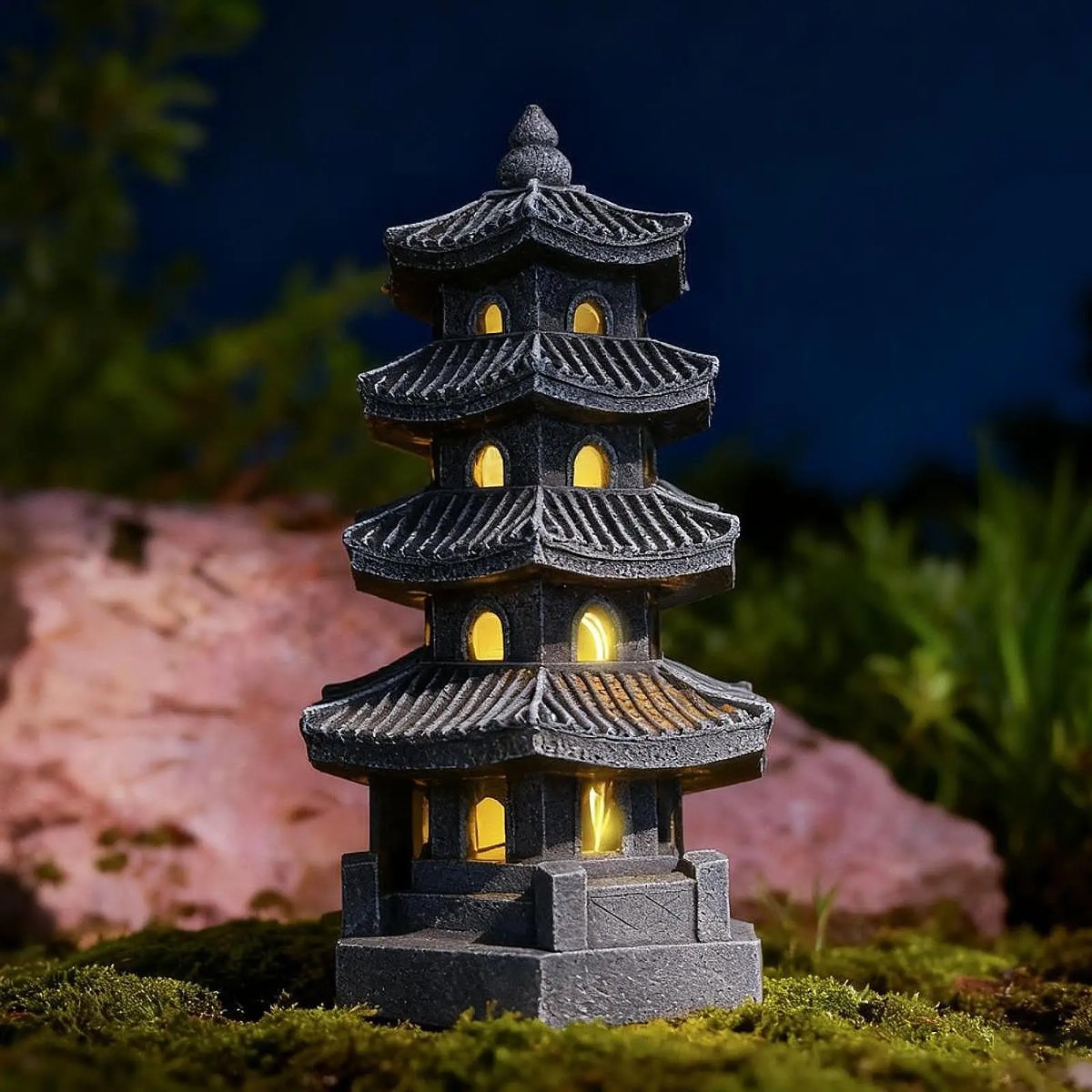 Solar Garden Lights Outdoor La - Japanese Lighting Decor reseña y precio