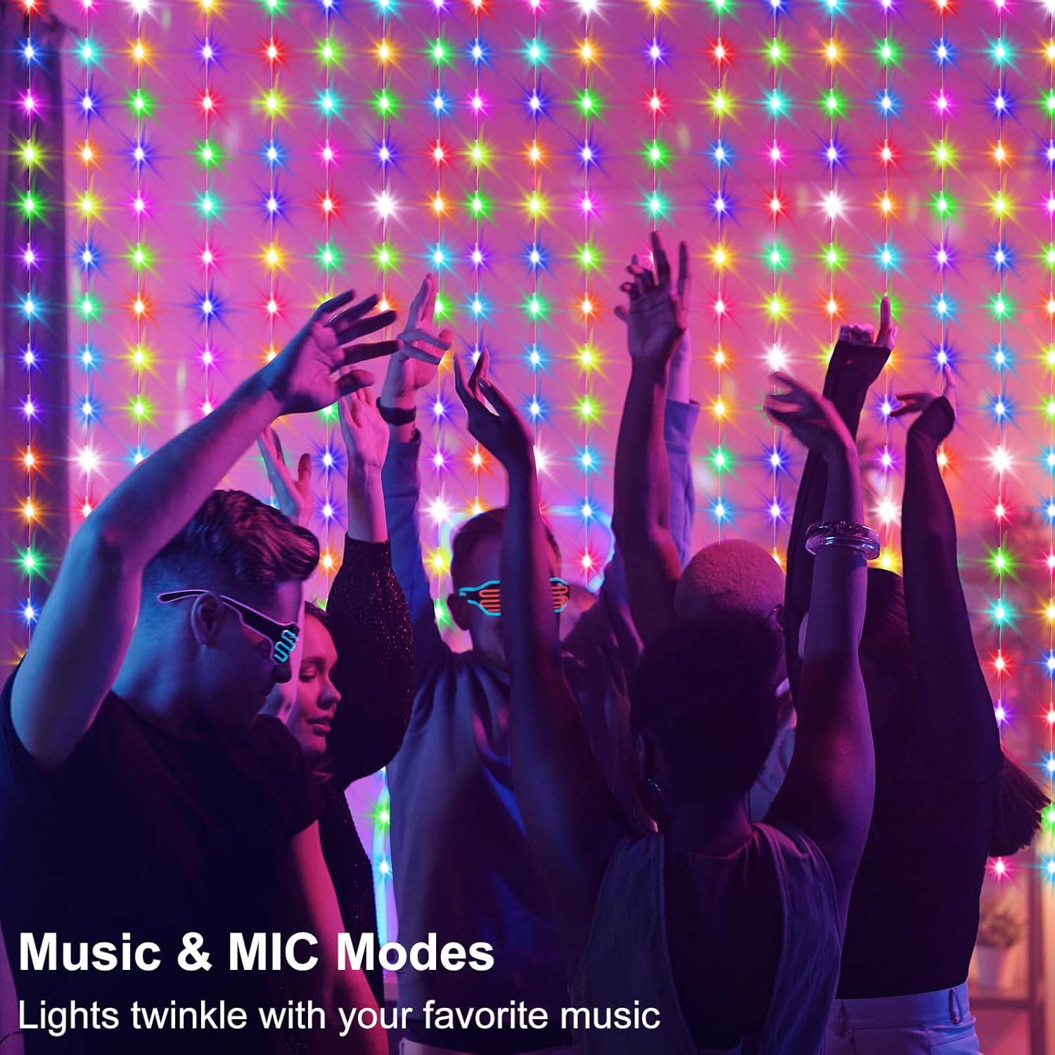 Smart Curtain Lights RGB 5050  - Fairy Light Curtain reseña y precio