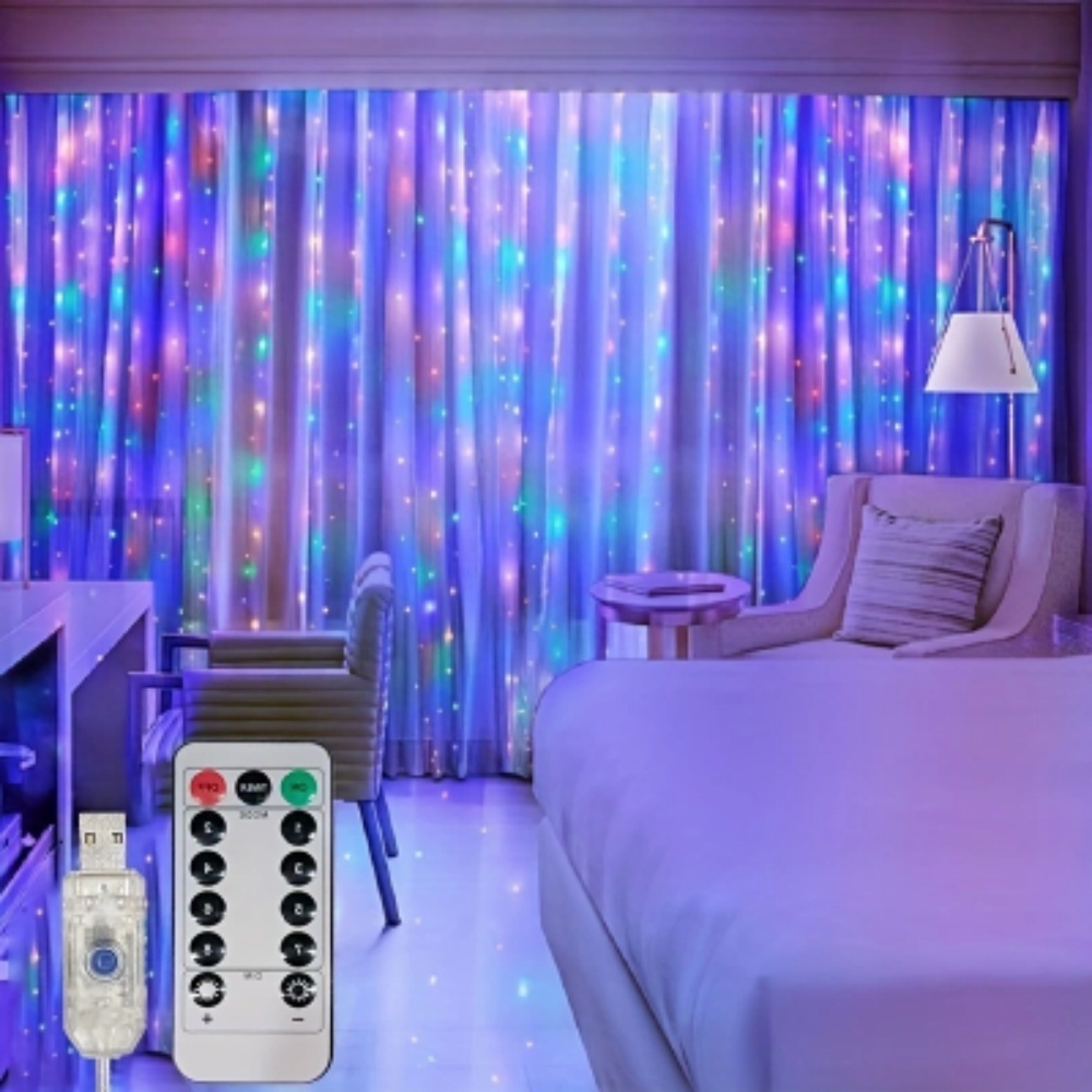 3/6m LED Curtain String Lights - Fairy Light Curtain reseña y precio