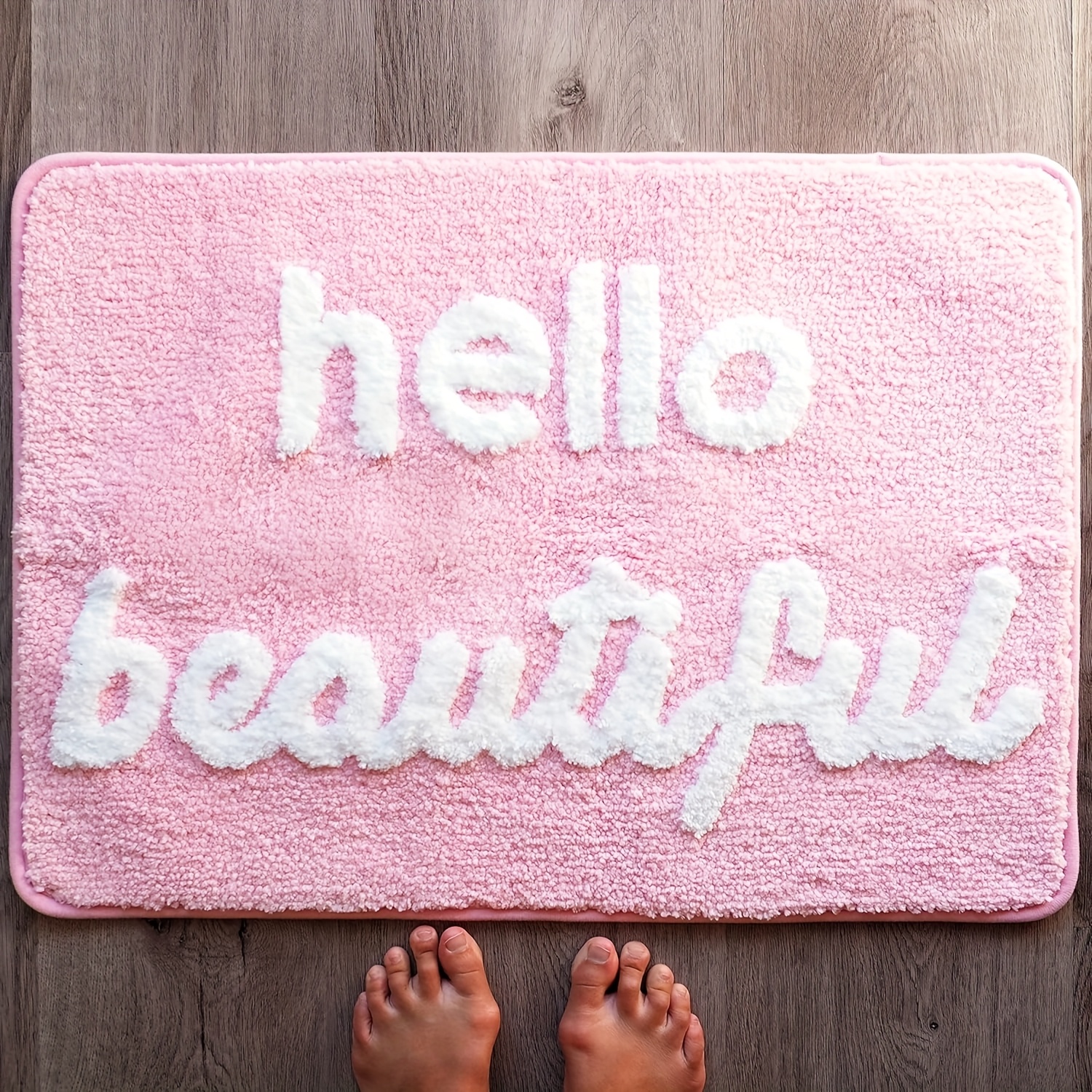 1pc, Hello Beautiful Non-slip  - Garage Lighting Decor reseña y precio