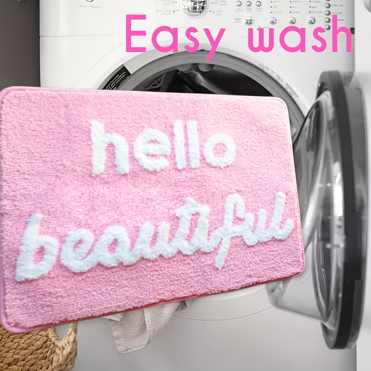 1pc, Hello Beautiful Non-slip  - Garage Lighting Decor reseña y precio