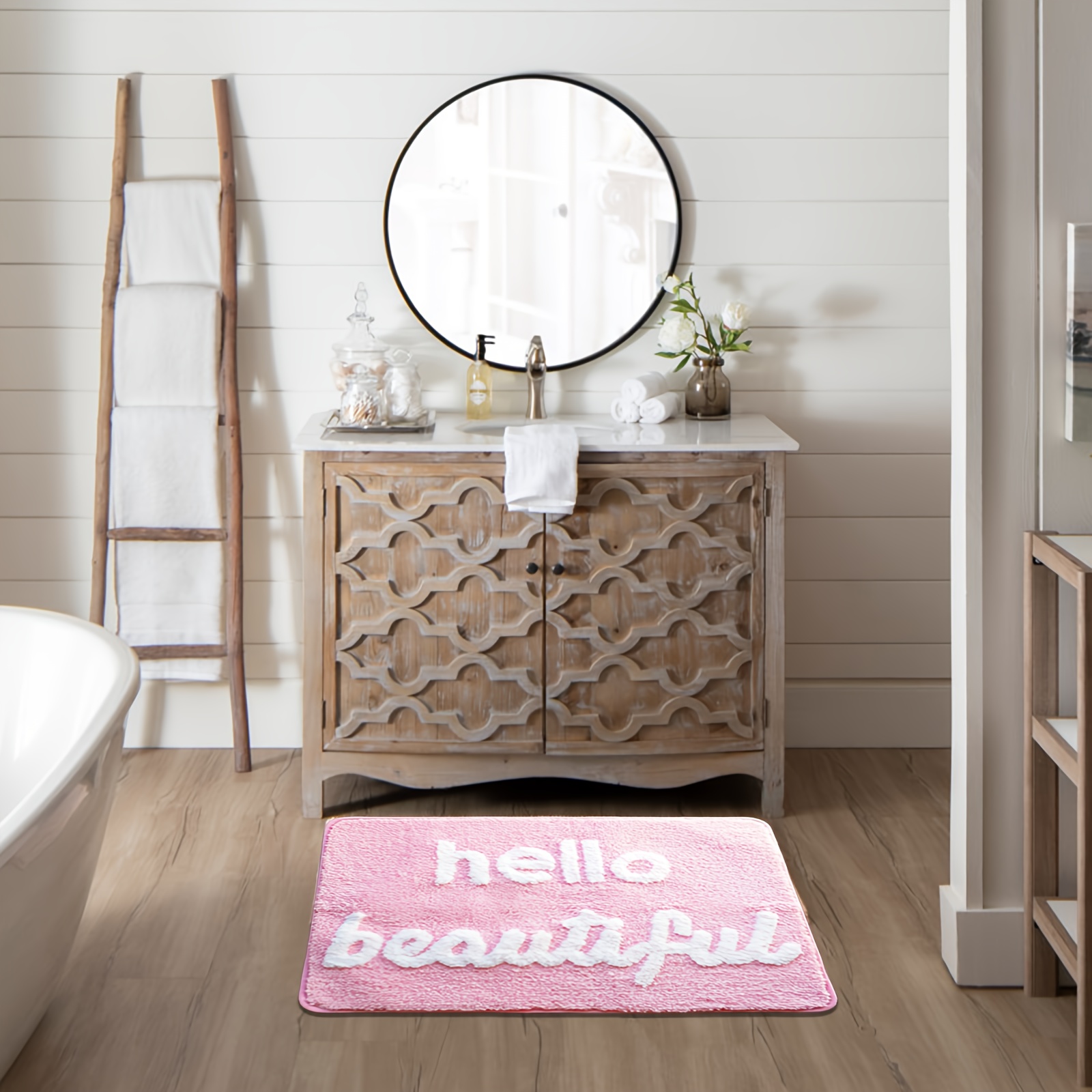 1pc, Hello Beautiful Non-slip  - Garage Lighting Decor reseña y precio