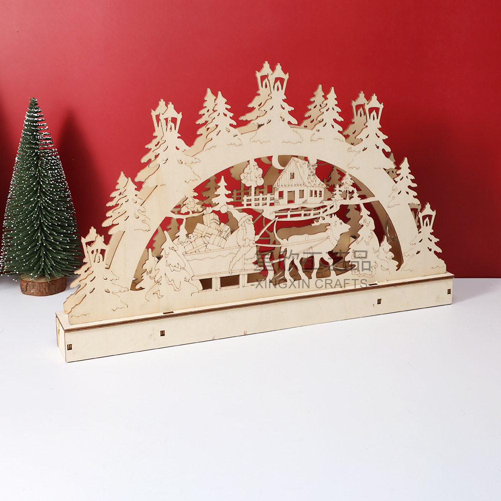 Cross-Border Wooden Crafts LED - Lighting Decor Woodbridge reseña y precio