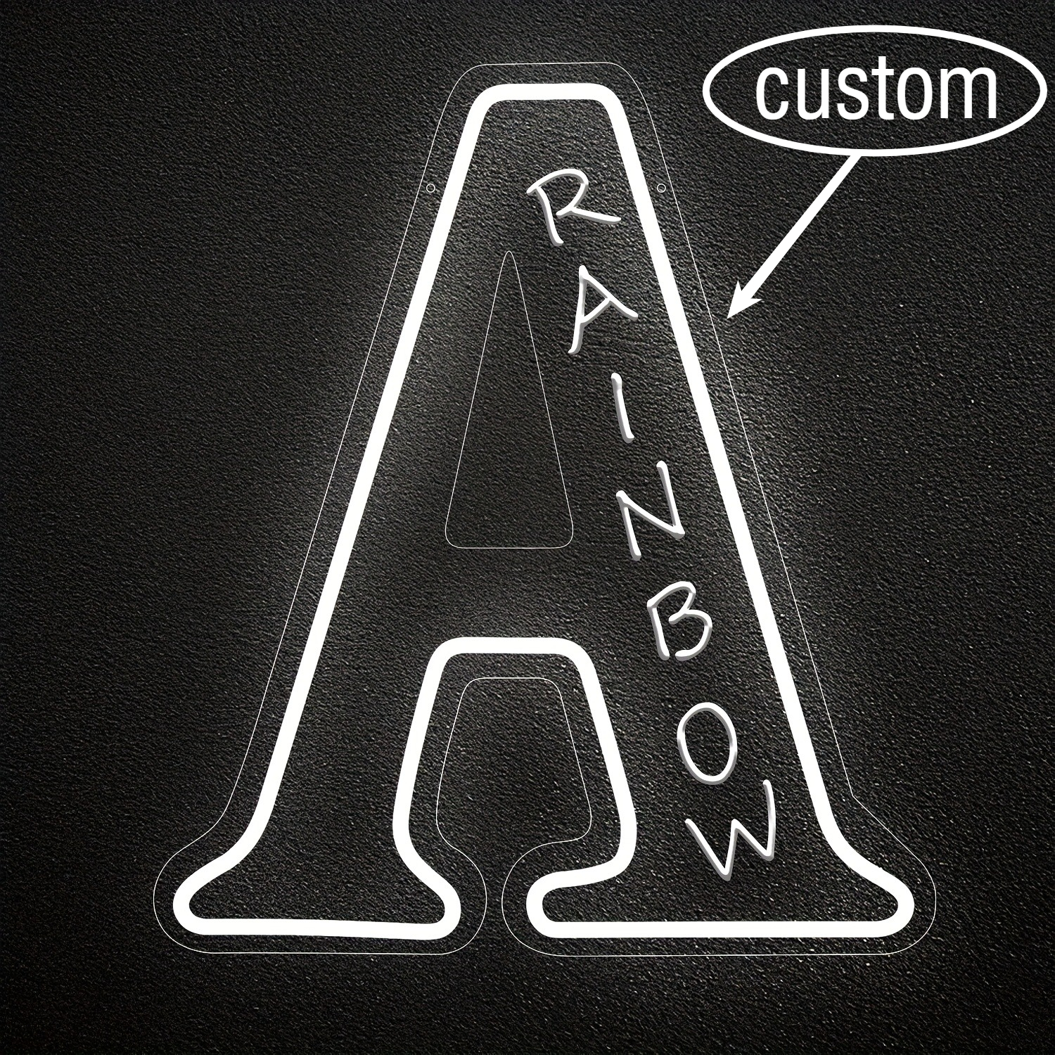 Custom 26 Letters 3D Embossed  - Lighting Decor Wedding reseña y precio