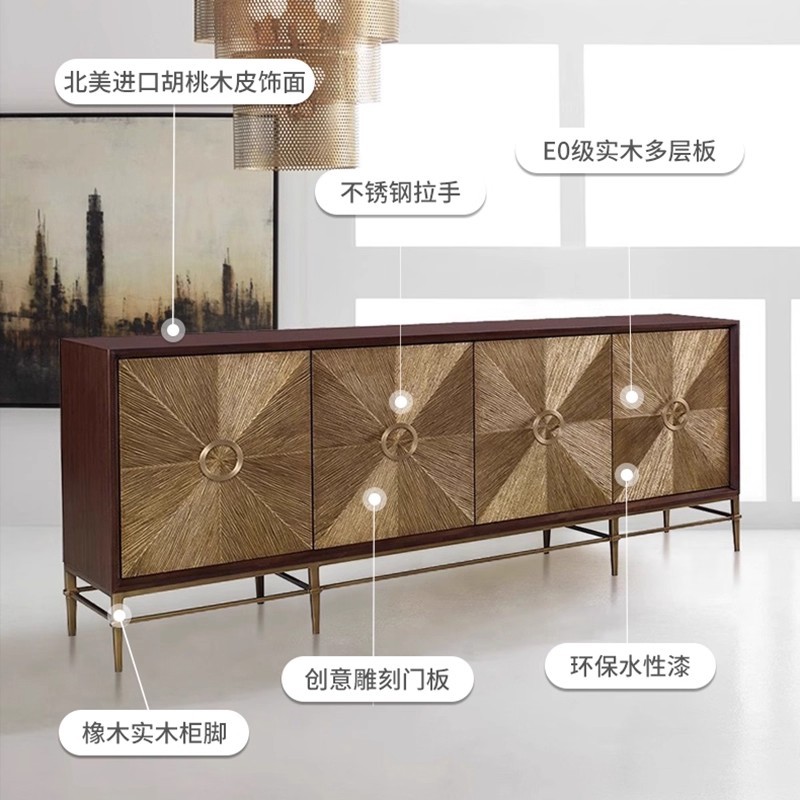 Italian light luxury sideboard - Lighting & Home Decor Studio reseña y precio